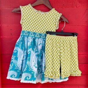 Persnickety (2 piece Set) dress and bloomer shorts